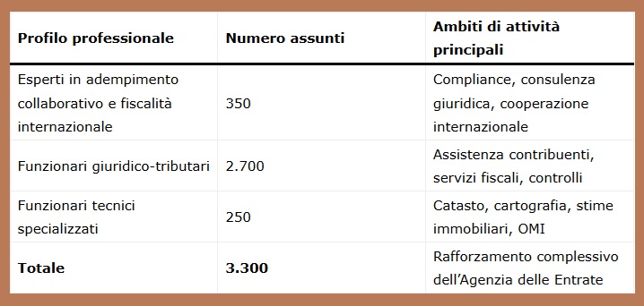 3.300 nuovi Funzionari all’Agenzia delle Entrate. Ecco gli Stipendi: Anteprima Cedolino con Dettagli 3