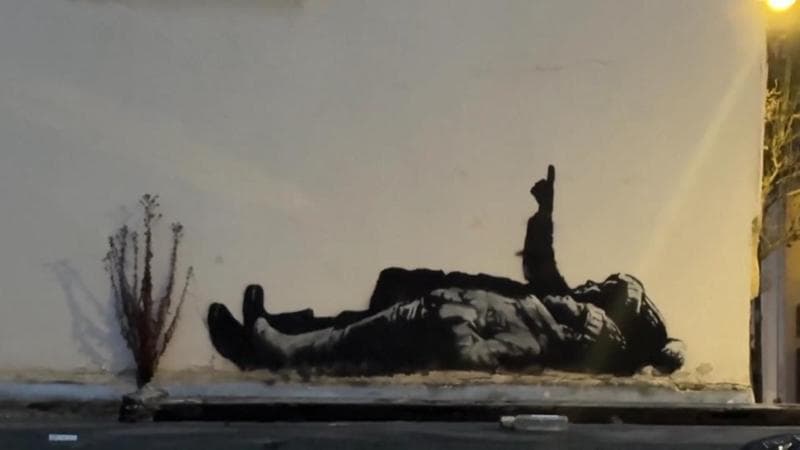 Banksy torna a Londra con il murale di Natale 1