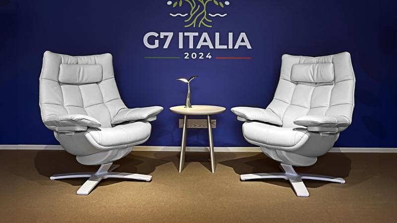 Natuzzi Italia per il Vertice G7 ha esaltato lo spirito mediterraneo 1