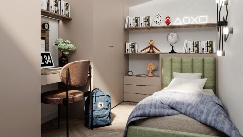 Ridisegnare un sottotetto per ricavare una cameretta in più 1