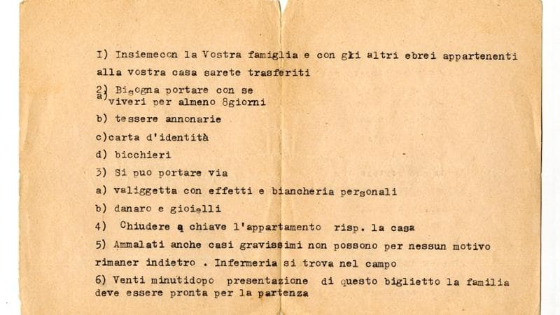 Antisemitismo, la proposta di legge di FdI non include le leggi razziali dell'epoca fascista e il rastrellamento nei ghetti. 1