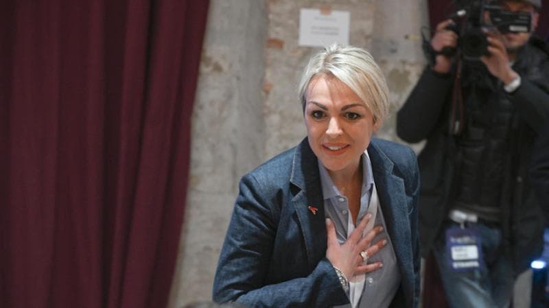 Francesca Pascale presente all'evento della Lega a Roccaraso 1