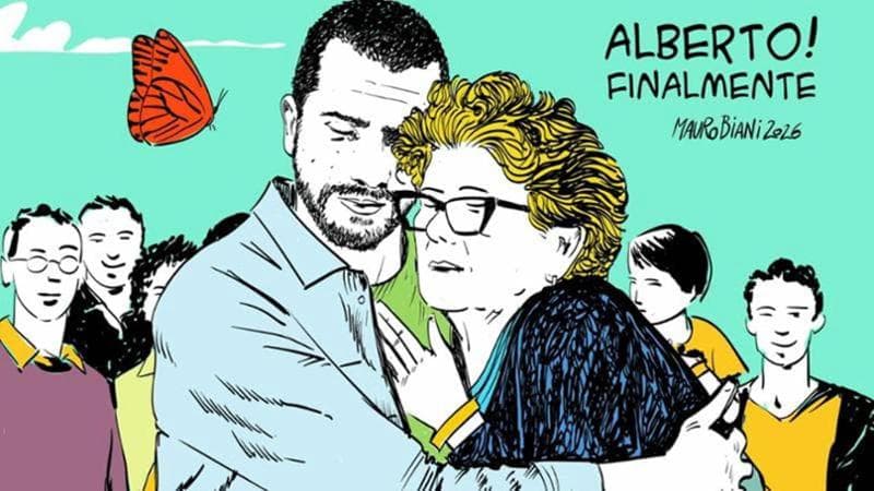 I genitori di Alberto Trentini: “Avete tenuto accesa la luce su nostro figlio” 1