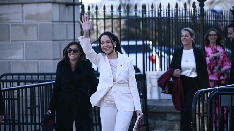 Machado a Washington: “Il mio Nobel a Trump”. Ma lui non cambia idea 1