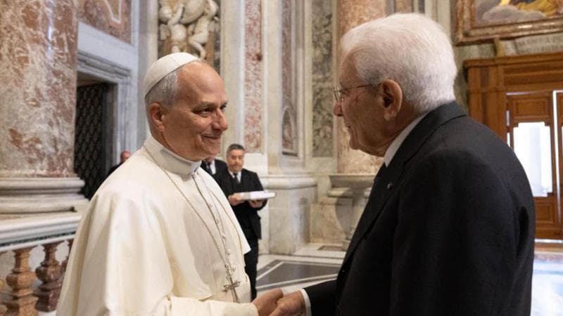 Mattarella in un messaggio a papa Leone XIV: “Insufficienti gli sforzi verso un'orizzonte di pace” 1