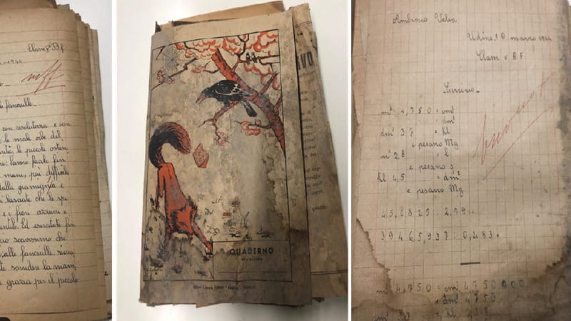 Trovati nel muro quaderni del '44 in una scuola di Udine: "Un'importante testimonianza storica" 1