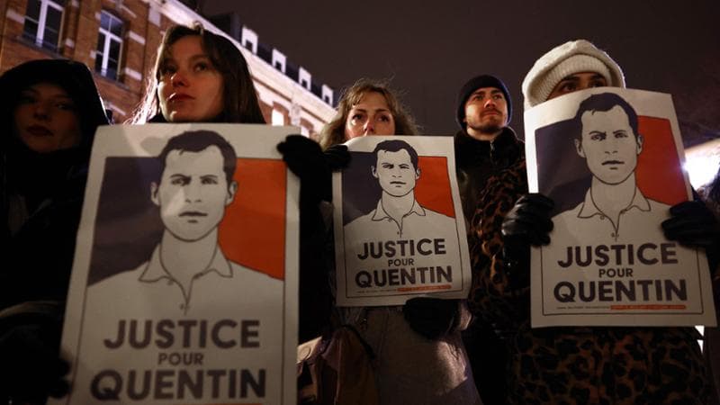 A Lione si svolge la manifestazione della destra in memoria dello studente Quentin Deranque: timori di conflitti. 1