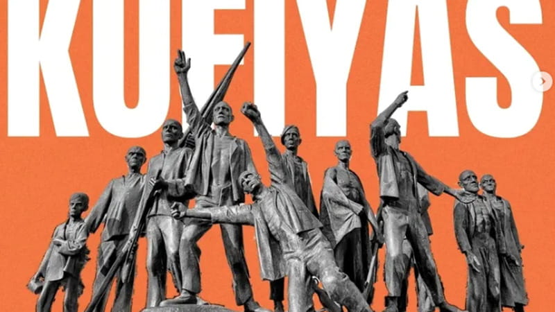 Divieto di indossare la kefiah a Buchenwald: manifestazione dei sostenitori palestinesi davanti all'ex campo di concentramento, polemica in Germania. 1