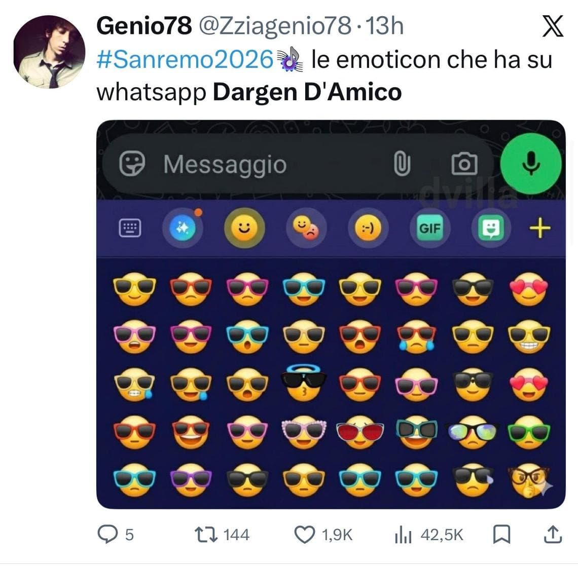 I meme più esilaranti della prima serata di Sanremo: da Dargen D’Amico a Laura Pausini 5