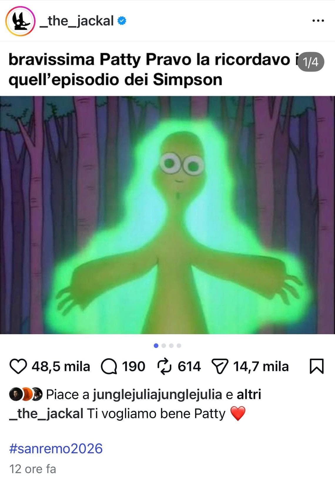 I meme più esilaranti della prima serata di Sanremo: da Dargen D’Amico a Laura Pausini 10