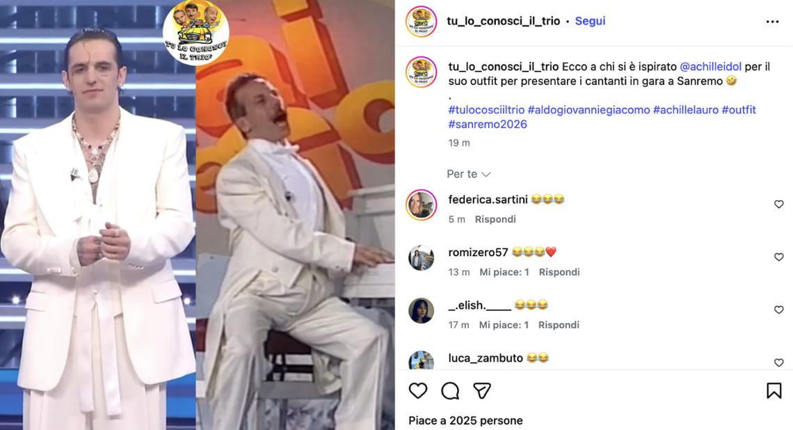 I meme più esilaranti della seconda serata di Sanremo: da Achille Lauro ai party di Elettra 4