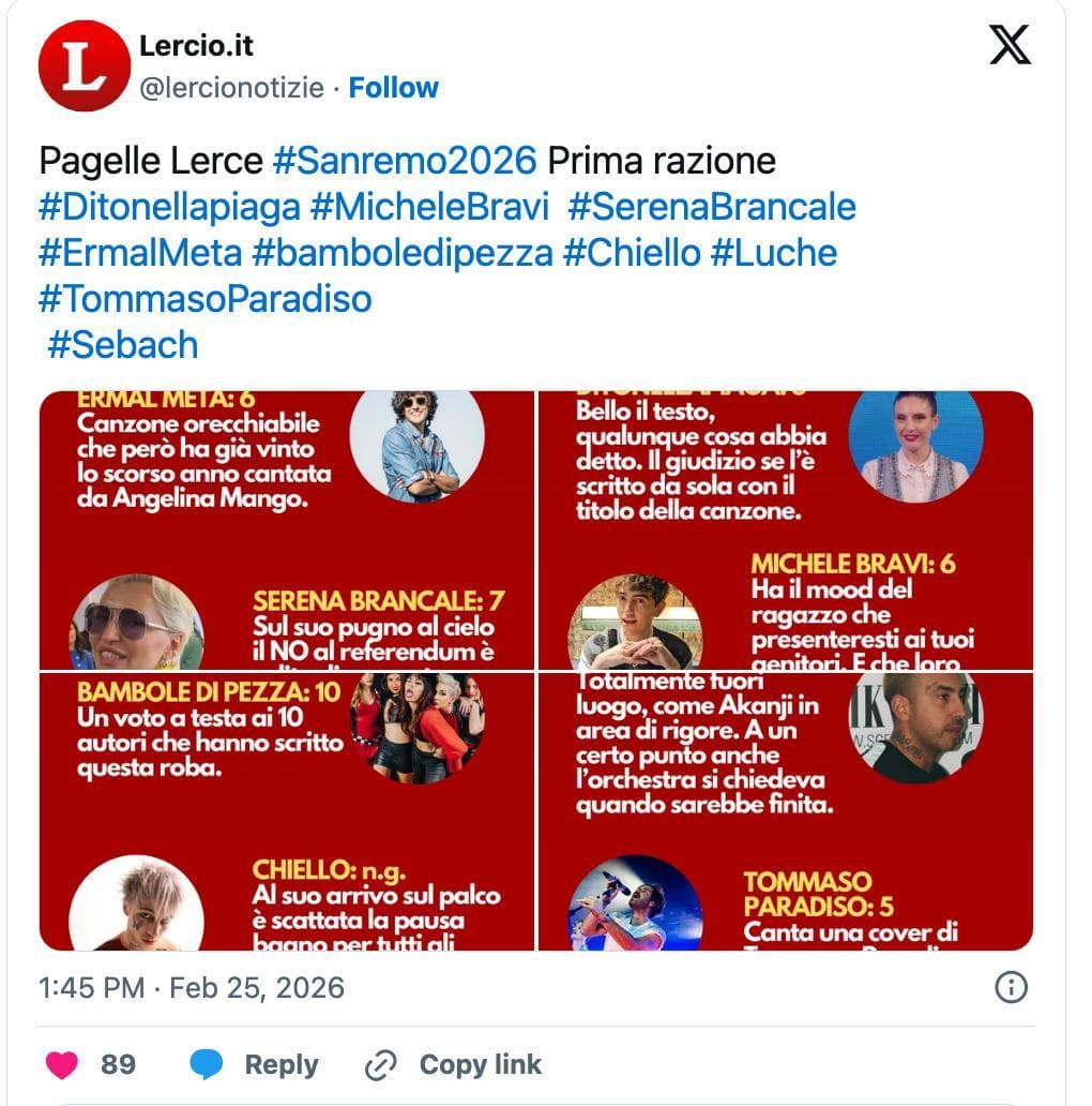 I meme più esilaranti della seconda serata di Sanremo: da Achille Lauro ai party di Elettra 2