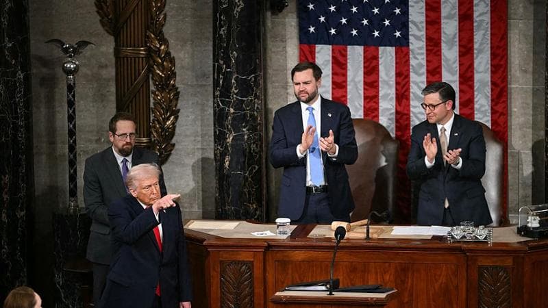 Il discorso di Trump, dalla celebrazione degli eroi alla battaglia contro l'immigrazione irregolare. 1