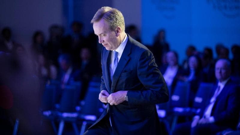 Il presidente del forum di Davos si è dimesso a causa dello scandalo Epstein. 1