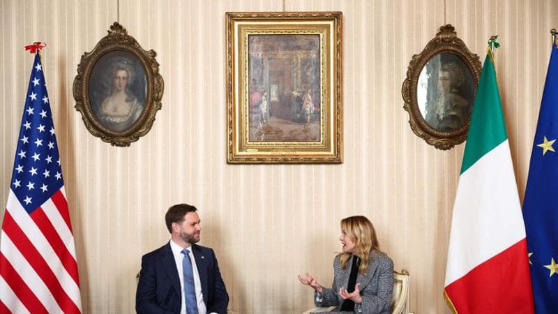 Meloni si confronta con Vance e Rubio dopo le frizioni con l'amministrazione americana: "Principi condivisi tra Europa e Stati Uniti" 1