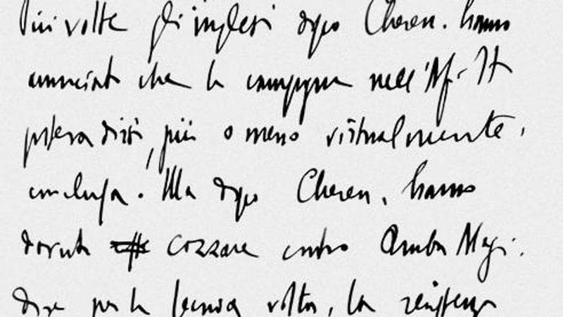 Nelle riflessioni del leader rinchiuso nel suo labirinto. 1