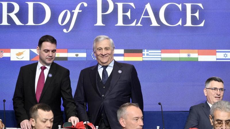 Tajani osserva: “L'Italia non entra nel Consiglio per la Pace, ma sosterrà il dialogo” 1