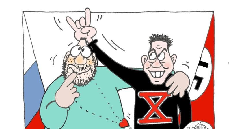 Vannacci abbandona la Lega, la caricatura di ElleKappa 1