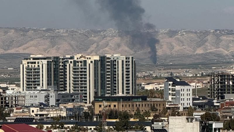 A Erbil, dopo l'assalto alla base italiana: fumi neri e apprensione. 2