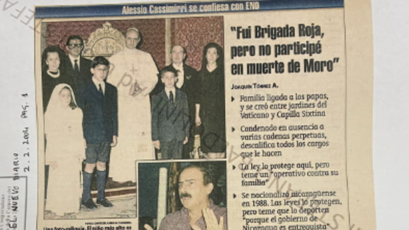 Caso Moro, il monitoraggio nei confronti dell'ambasciata in Nicaragua nei documenti declassificati sul br Casimirri 2