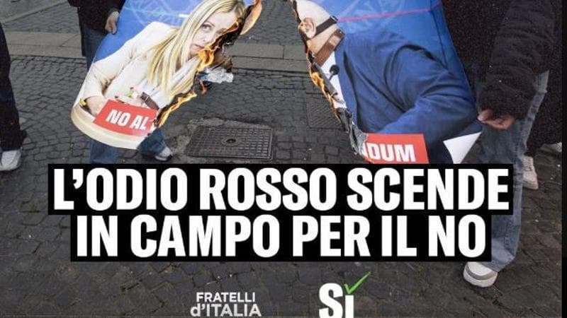 Immagini di Meloni e Nordio distrutte, condanna unanime. Anm: “Ridurre i toni”. FdI: “Odio di sinistra” 2