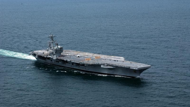 Iran, pronta a intercettare un'altra portaerei statunitense 1