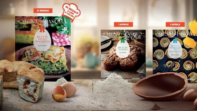 Le ricette pasquali in omaggio con Repubblica 2