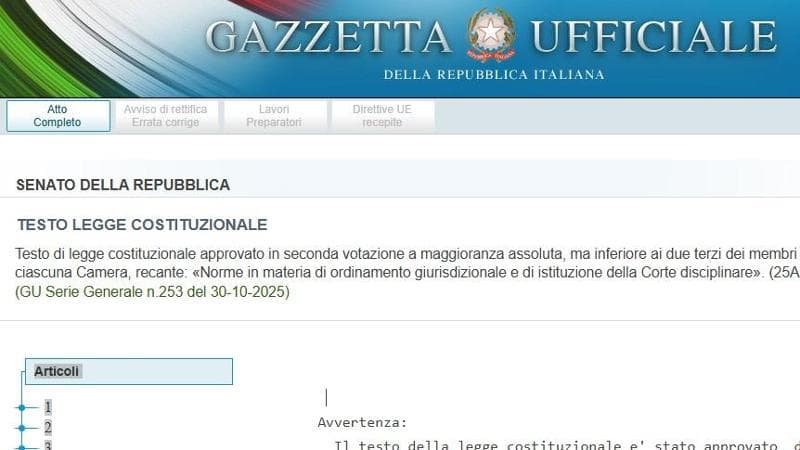 Modifiche alla giustizia: ecco le variazioni dettagliate alla Costituzione. 2