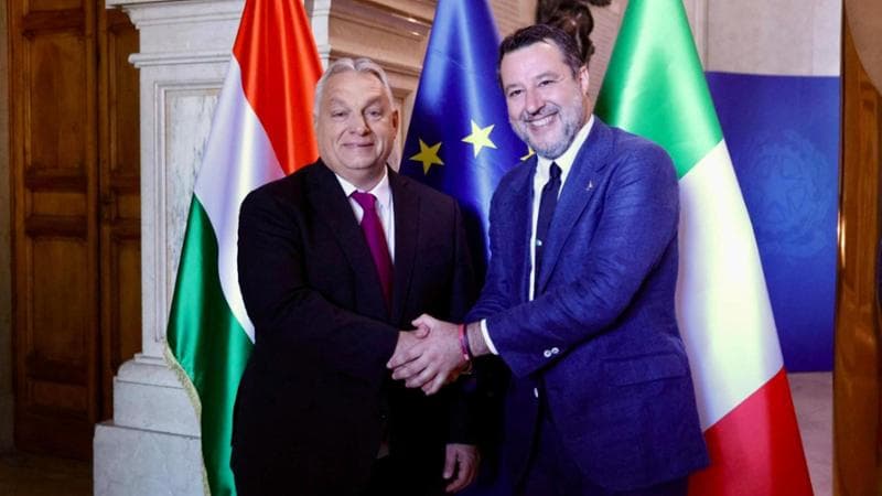 Salvini in visita a Budapest lunedì per sostenere l’amico Viktor Orbán in vista delle elezioni. 2