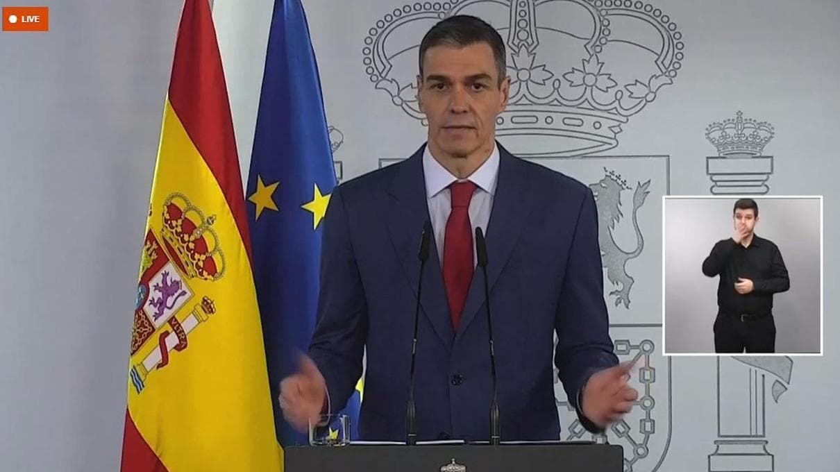 Sánchez, il testo completo del discorso: “Interrompiamo prima che sia troppo tardi” 1