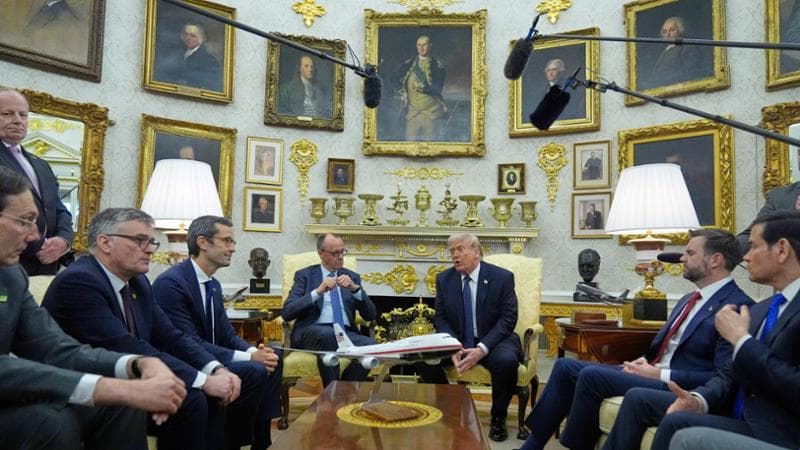 Trump incontra Merz e critica i partner europei: “Inadeguati, non mi supportano” 1