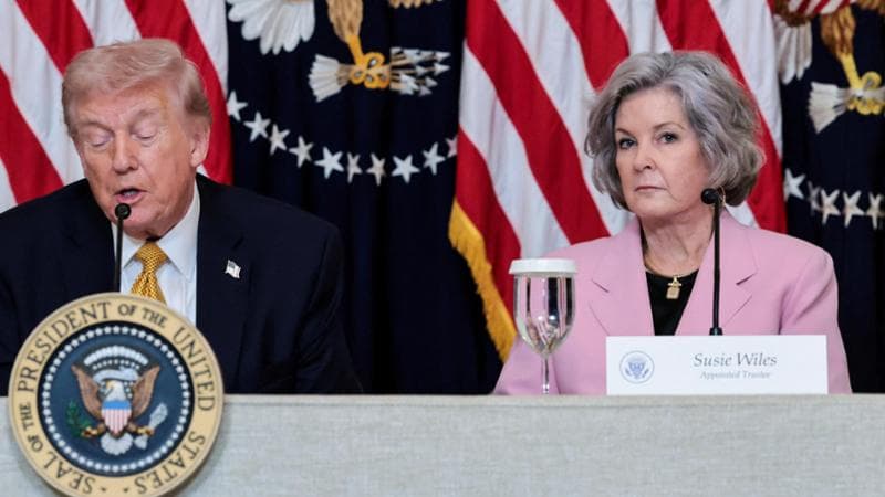 Trump: “La direttrice di Gabinetto Susie Wiles è affetta da un tumore al seno” 2