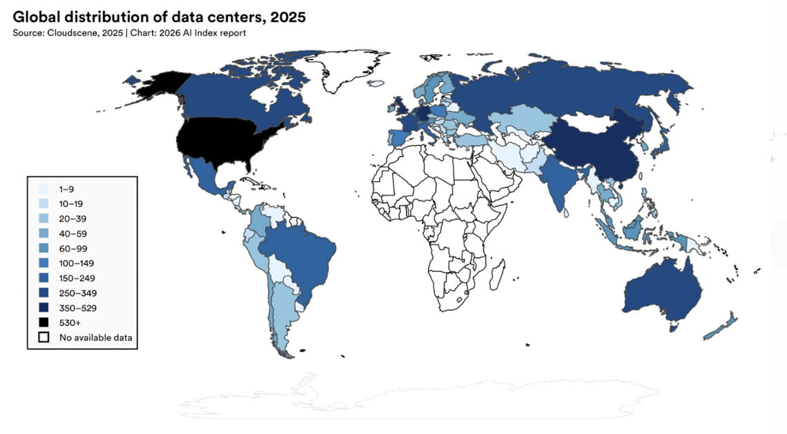 A livello globale, una persona su due utilizza l'intelligenza artificiale. 3