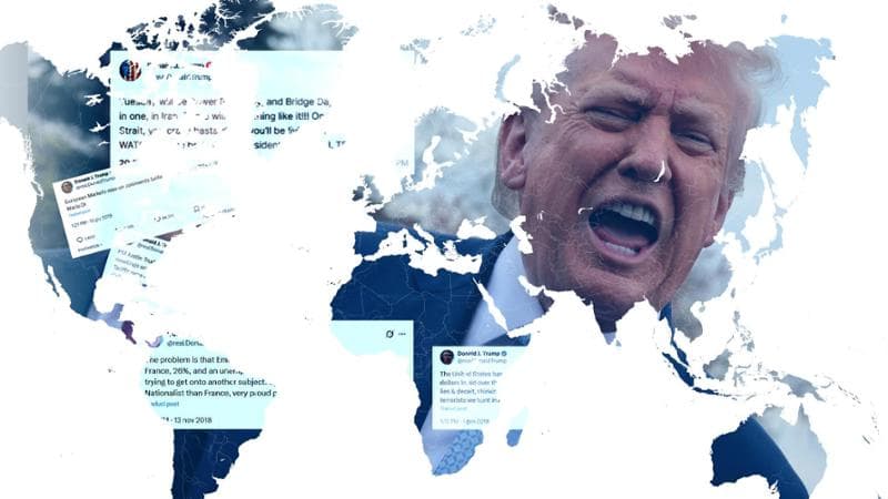 Le ingiurie di Trump verso il pianeta: la cartografia delle provocazioni del presidente statunitense. 2