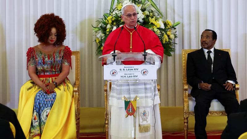 Leone XIV in Camerun: “La pace non è un semplice slogan, non deve basarsi su intimidazioni e armamenti” 2
