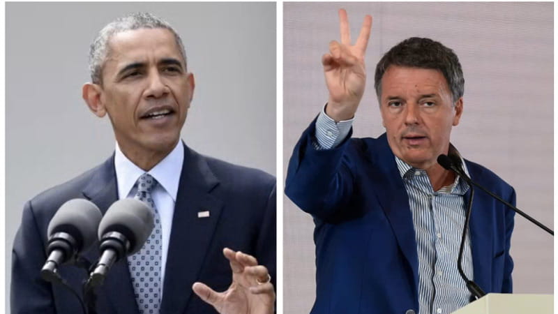 Matteo Renzi interpreta Barack Obama, mentre Paola Severino assume il ruolo di Michelle. 2