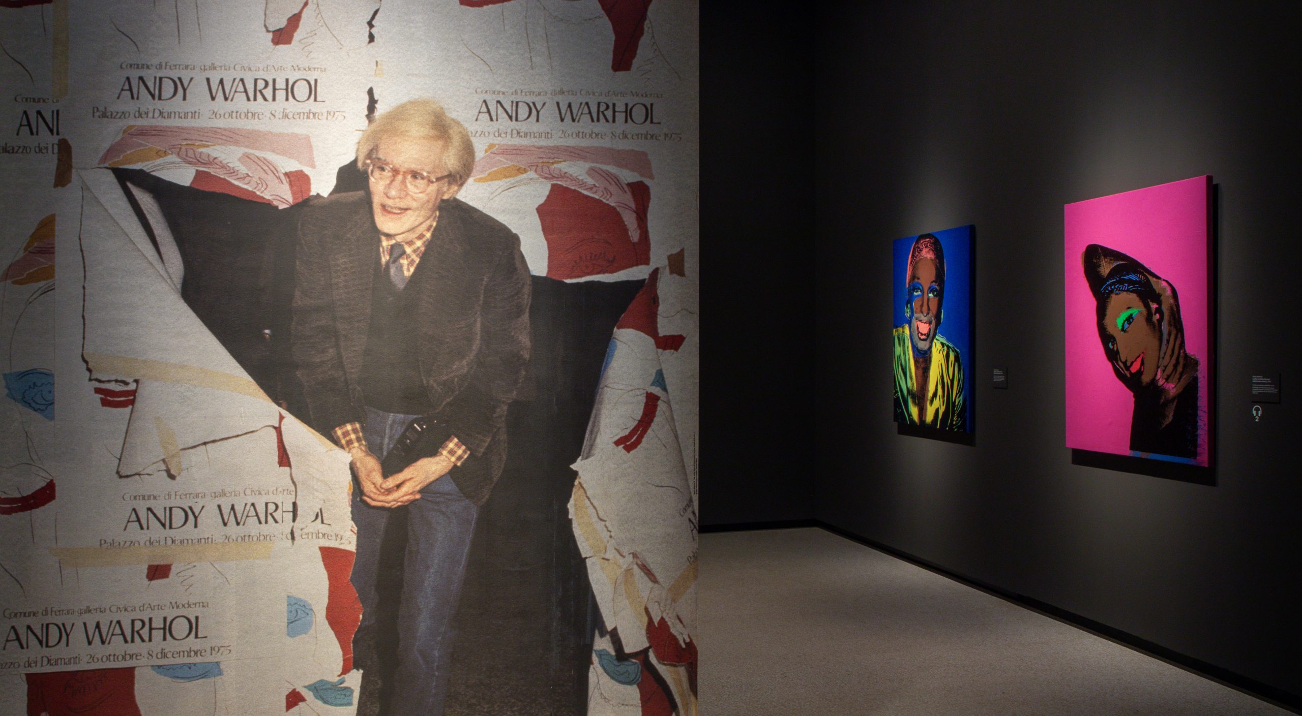 Mostra di Andy Warhol accessibile durante tutte le festività. 1