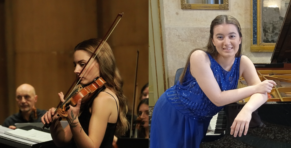 Perpich e Govoni si esibiscono al Teatro Comunale accompagnati dall'orchestra del Conservatorio Frescobaldi. 1