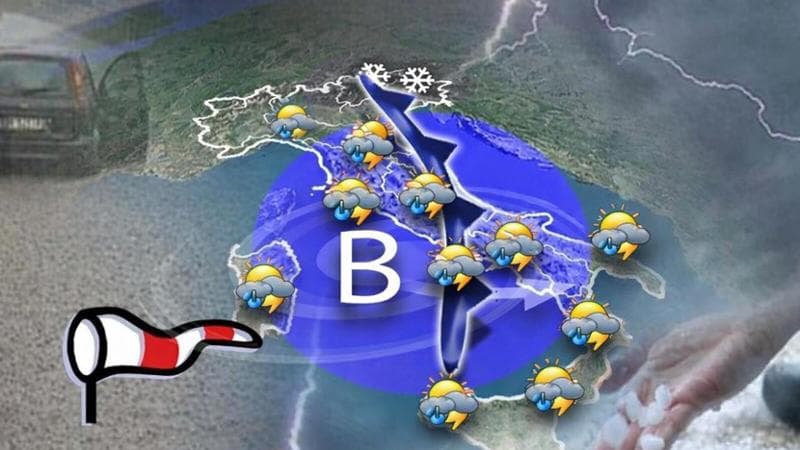 Previsioni meteorologiche: precipitazioni, vento e possibili temporali fino a mercoledì. 2