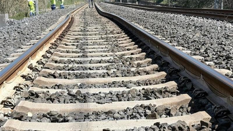 Riapertura della Ferrovia adriatica in Molise dopo il cedimento del terreno a Petacciato. 2