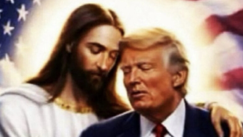 Trump in compagnia di Gesù: il recente post pubblicato dal presidente su Truth 2