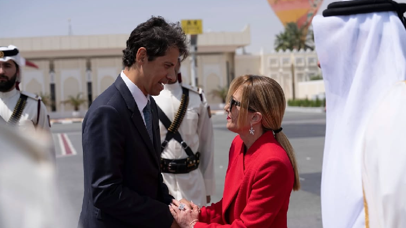 Un ferrarese protagonista della diplomazia globale: Toschi riceve Meloni in Qatar. 1