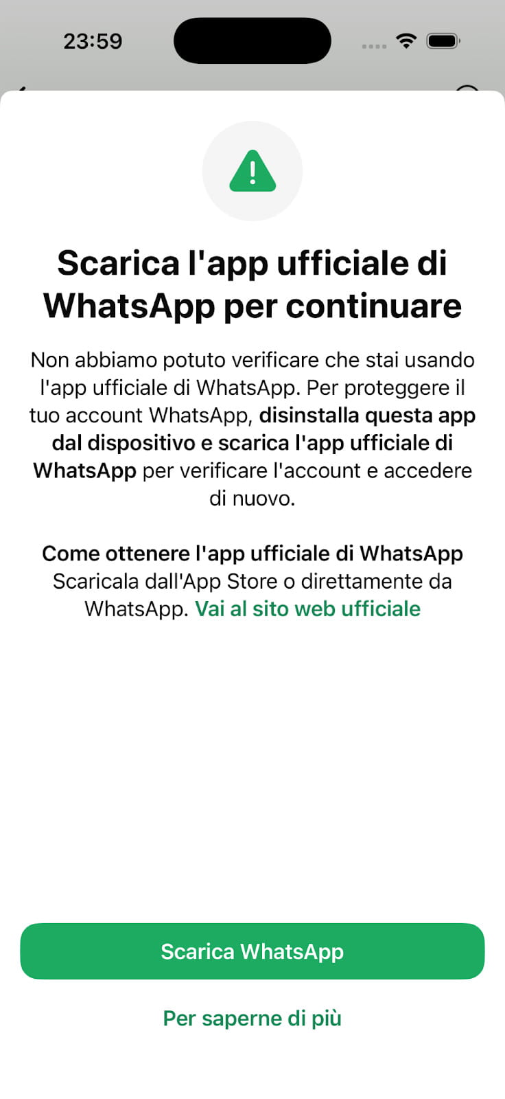 Un software spia di una società italiana si mascherava da WhatsApp. Meta: “Informati gli utenti interessati” 3