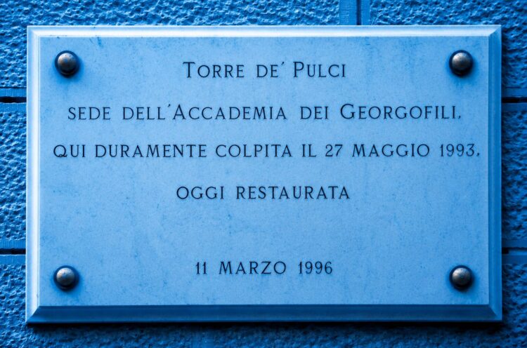 27 maggio: anniversario della Strage di via dei Georgofili 1
