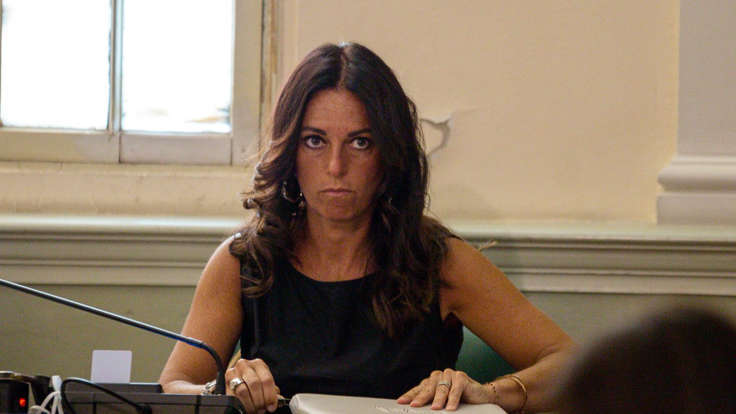 Dimissioni dell'assessora Francesca Savini dopo il terremoto in municipio. 1