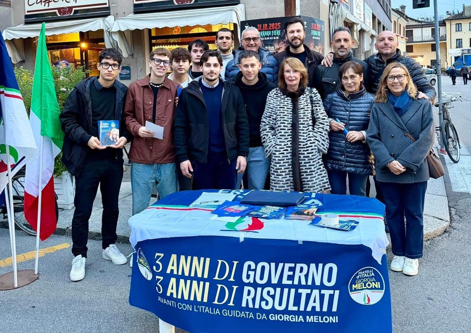 Iniziativa di FdI in Corso Martiri per il Ddl Sicurezza. 1
