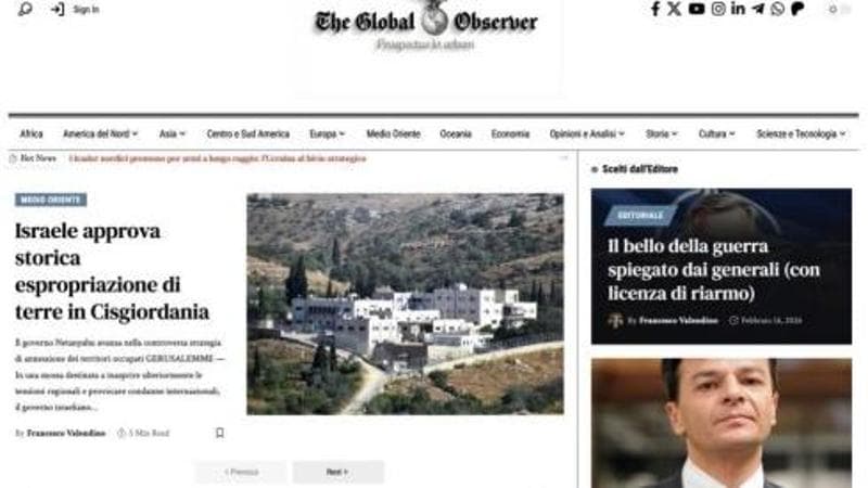 La vicenda del sito web di informazione filorusso fasullo, realizzato con l'ausilio dell'intelligenza artificiale. 2