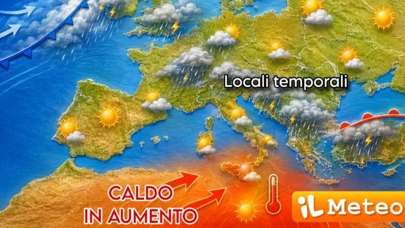 Meteo, ultime precipitazioni prima del ritorno del sole. Tuttavia, domenica si prevede l'arrivo di un nuovo sistema perturbato. 2