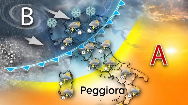 Previsioni meteorologiche: persistono temporali, grandinate e nevicate sulle Alpi. L'estate si farà sentire dopo il 20. 2