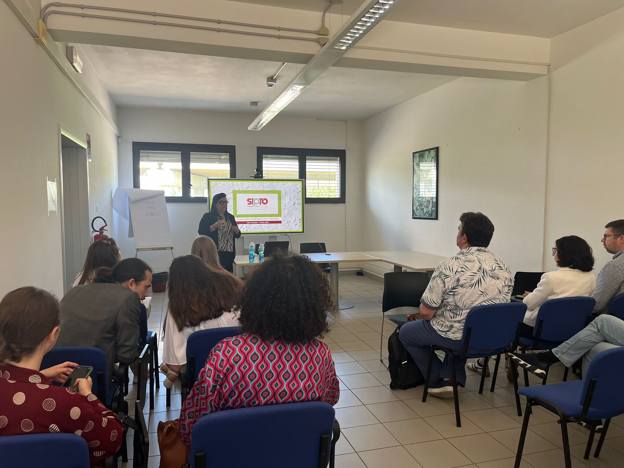 Sipro e Unife ricevono una delegazione dell'Università di Le Mans dalla Francia. 1